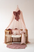Vintage Muslin Cotton Bed Canopy for Babies & Kids (0–6y) - Tiny Tugz™