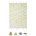 Washable Play Rug Pollination with 4 Handmade Textile Accessories, 90 x 130 cm