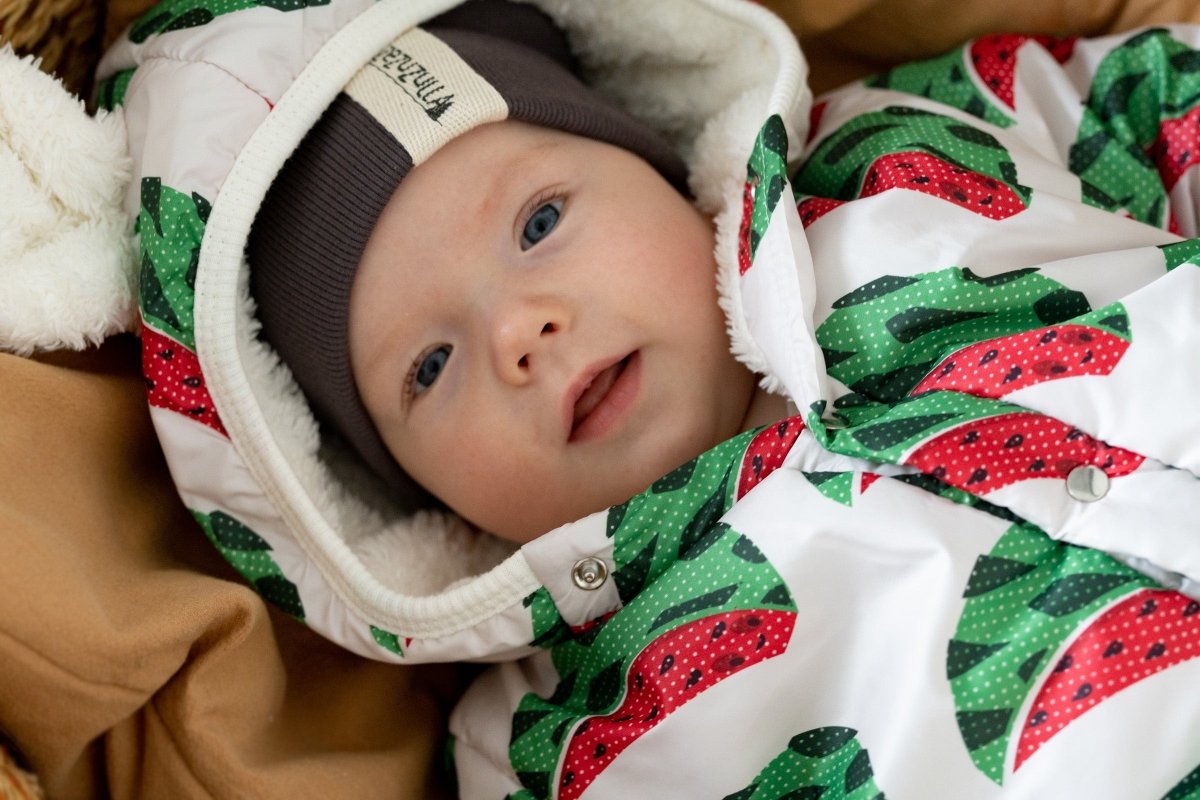 Waterproof Winter Jumpsuit for Babies & Kids (Watermelons) - Tiny Tugz™