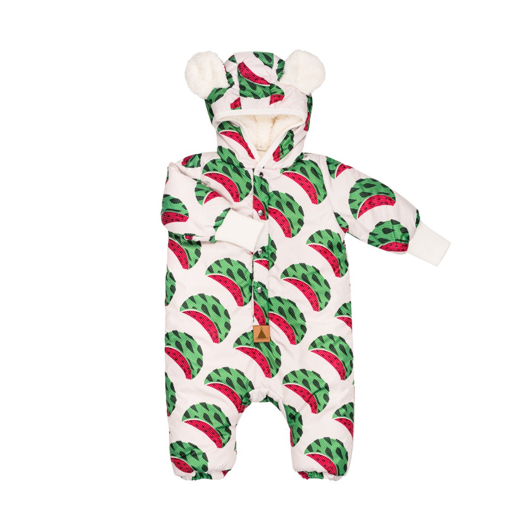 Waterproof Winter Jumpsuit for Babies & Kids (Watermelons) - Tiny Tugz™