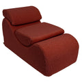 Wave Lounger for Kids & Teens - S-Shape, Bearly Fabric (Brown) - Tiny Tugz™
