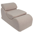Wave Lounger for Kids & Teens - S-Shape, Bearly Fabric (Light Grey) - Tiny Tugz™