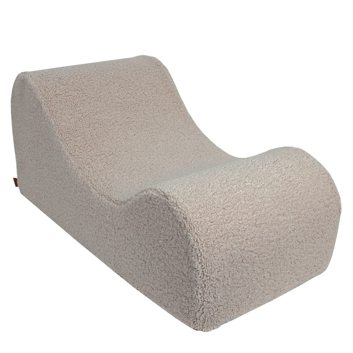 Wave Lounger for Kids & Teens - S-Shape, Bearly Fabric (Light Grey) - Tiny Tugz™