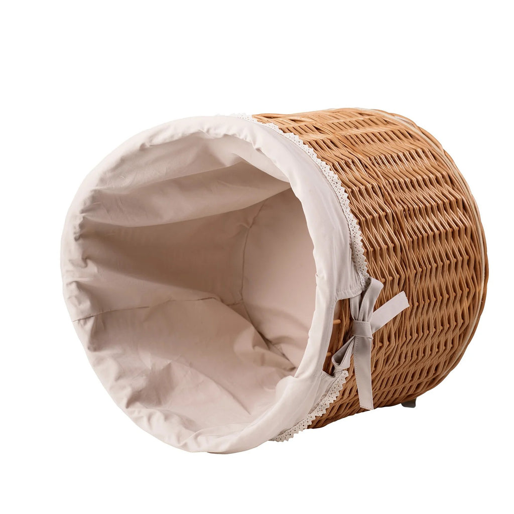 Wicker Storage Basket Caros – handwoven Polish wicker basket, made in Poland