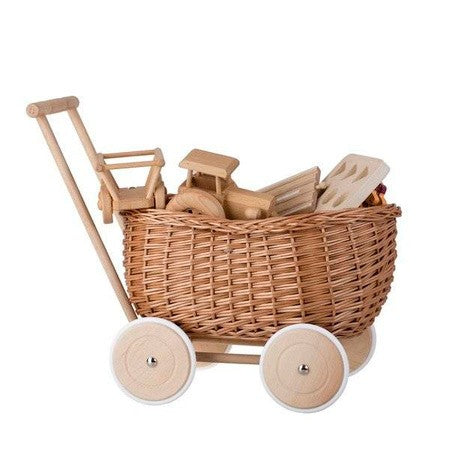 Wicker Toy Trailer – handwoven Polish wicker trailer, made in Poland