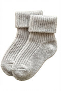 Wool Baby Socks - Garlic
