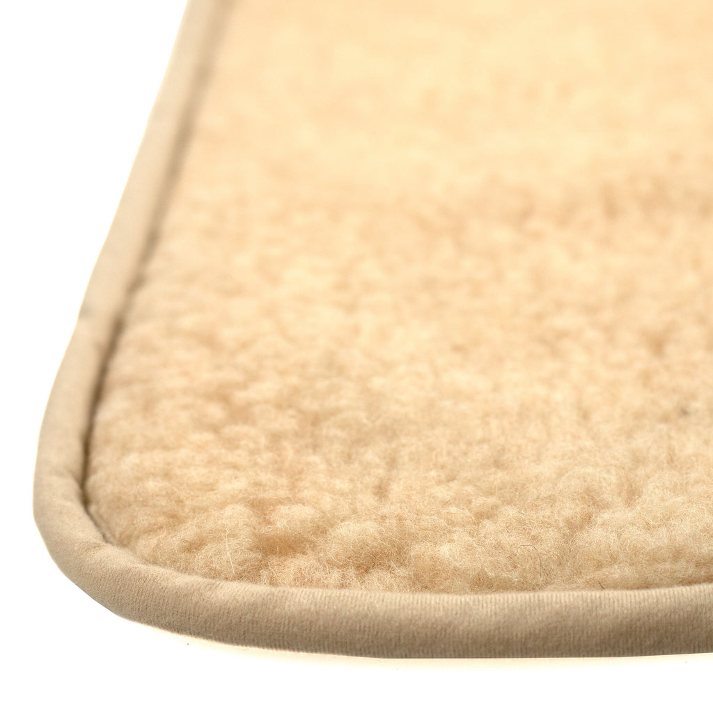 Wool Toddler Bed Underlay - Merino Wool - 70x160cm - Almond