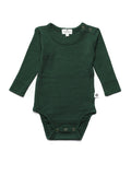 Wool Romper, Long Sleeve - Merino Wool - Mountain View