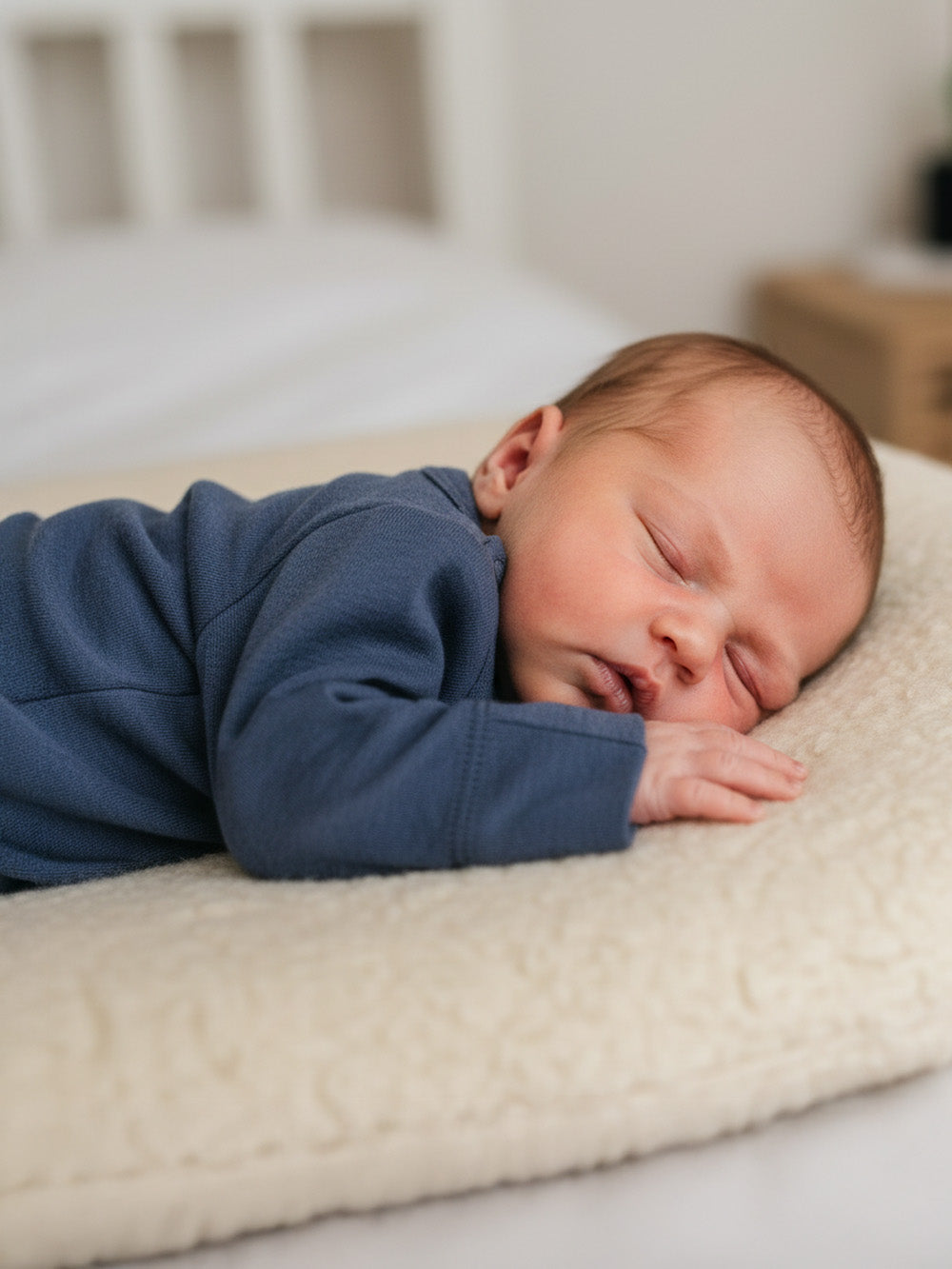 Wool Baby & Children's Sweater - Merino Wool - Vintage Indigo