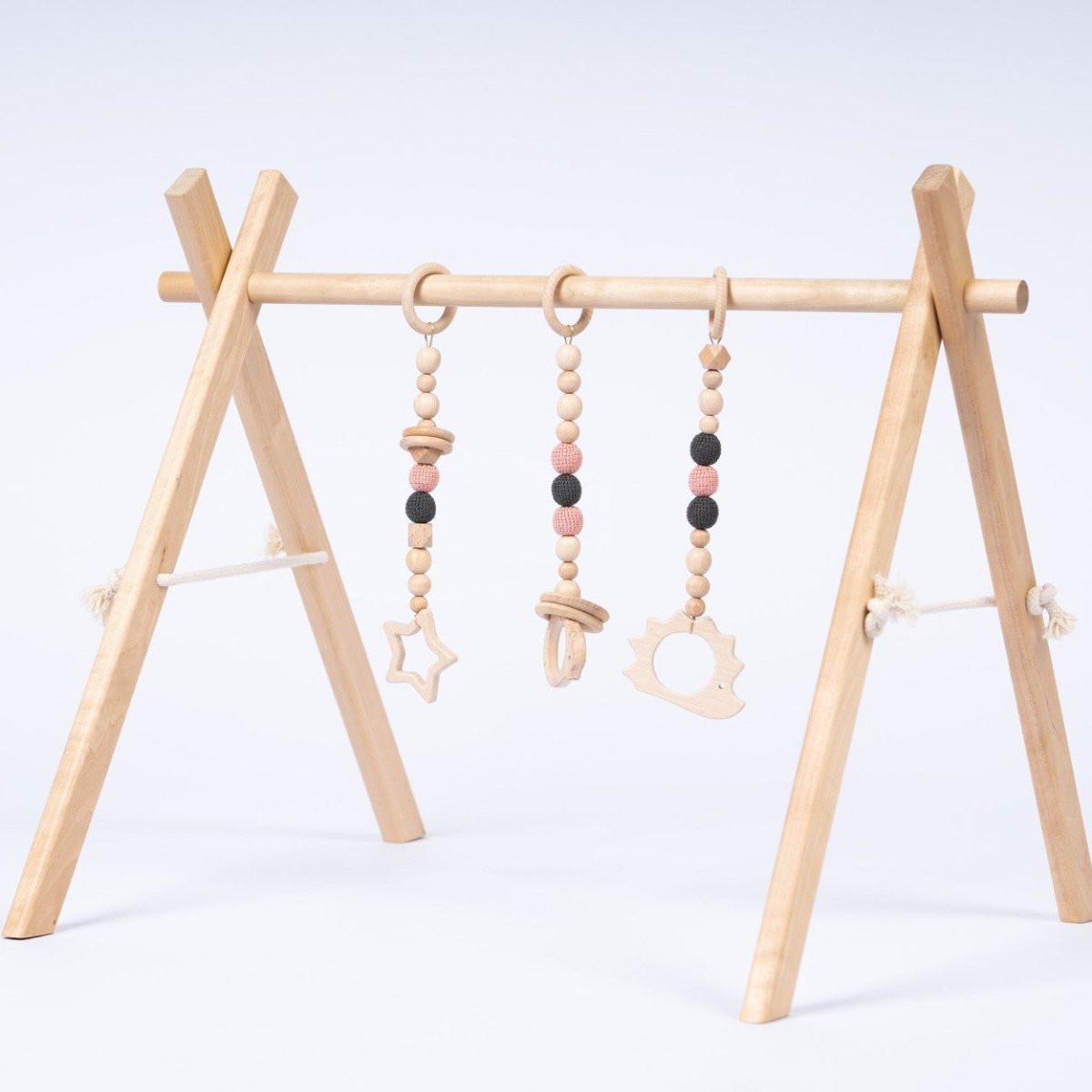 Wooden Baby Gym – Montessori Play Arch (Frame Only) - Tiny Tugz™