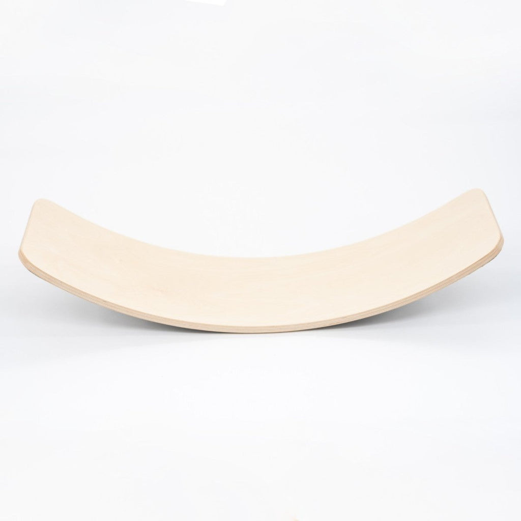 Wooden Balance Board for Kids – Natural Wood - Tiny Tugz™