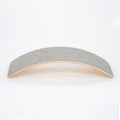 Wooden Balance Board for Kids with Grey Felt Base – Natural Wood - Tiny Tugz™
