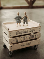 Wooden Beech Doll with Dress