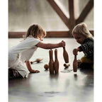 Wooden Bowling Pins - Natural