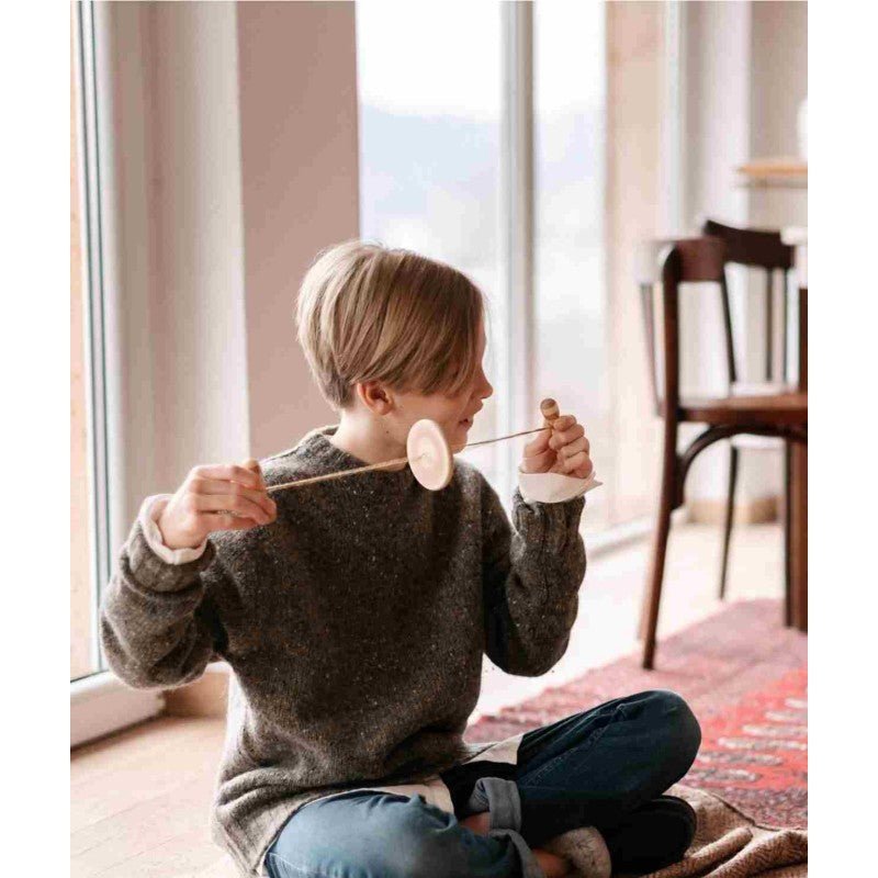 Wooden Buzz Spinner Toy for Kids - Tiny Tugz™
