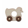 Wooden Duck Toy on Wheels – Montessori Eco-Friendly Classic - Tiny Tugz™