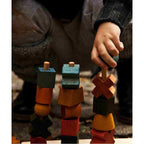 Wooden Fence Puzzle - Colorful