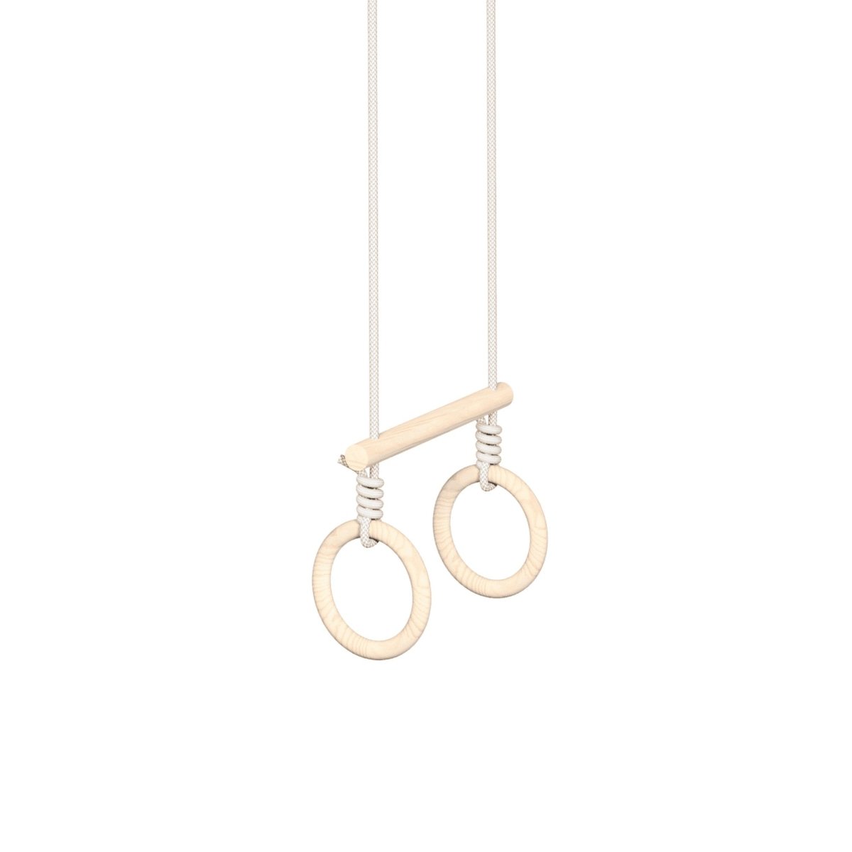 Wooden Gymnastic Rings Attachment for EVERGYM Wall Bars - Tiny Tugz™