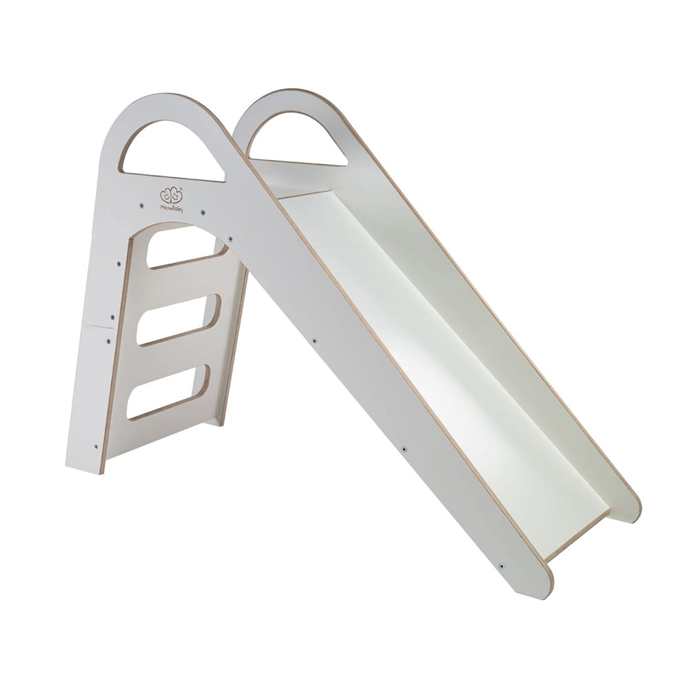 Wooden Indoor Scandinavian-Style Slide for Kids – Smooth Birch Plywood - Tiny Tugz™