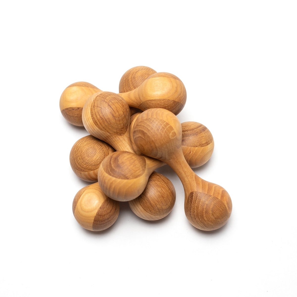 Wooden Rattle - Oak & Maple - Tiny Tugz™