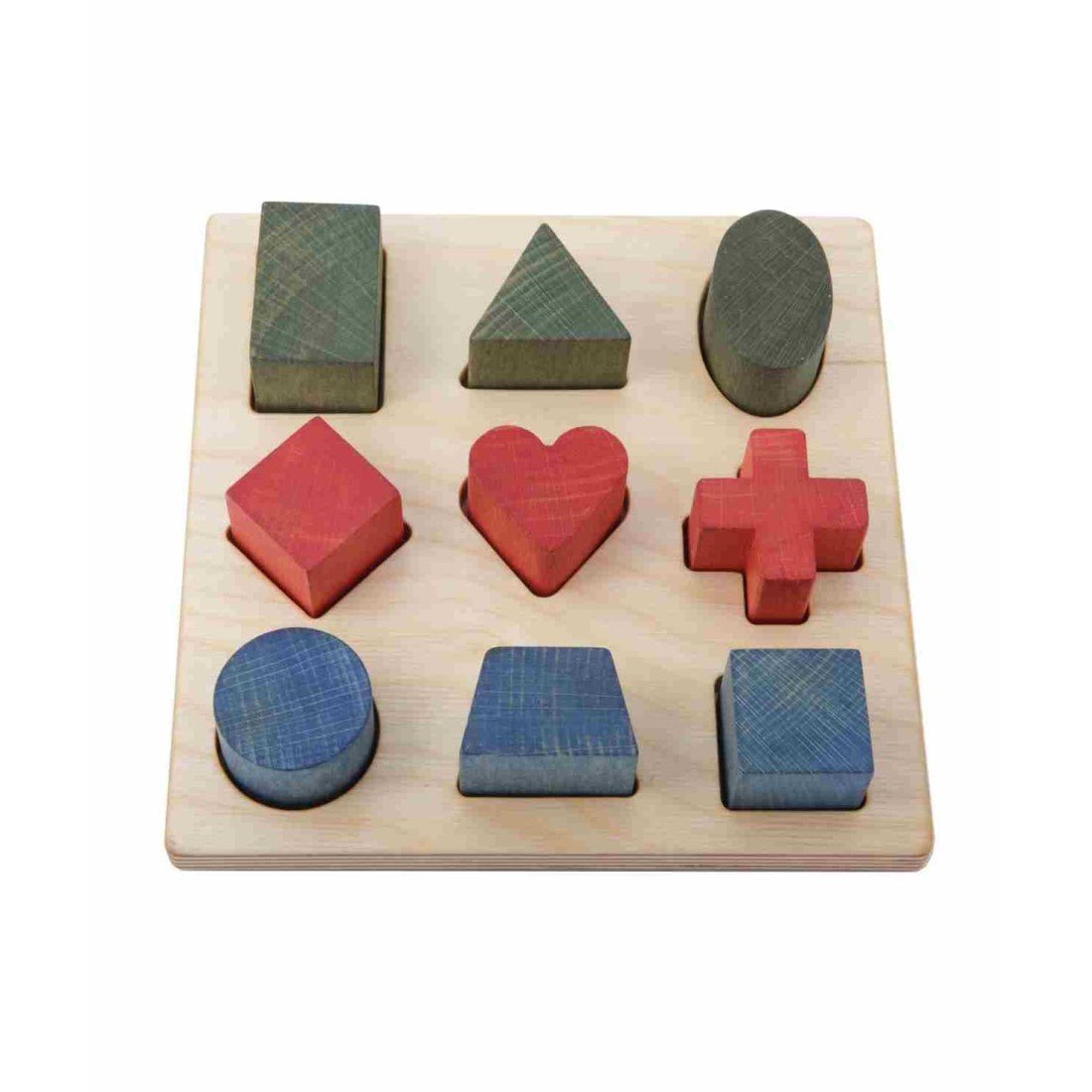 Wooden Shape Sorting Blocks - Colors - Tiny Tugz™