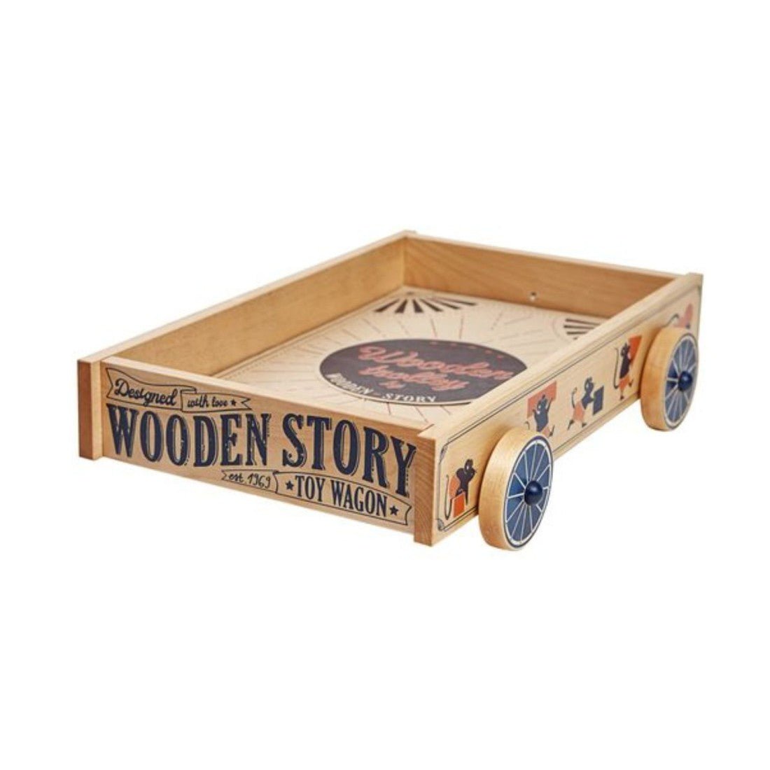 Wooden Story Wooden Wagon - Tiny Tugz™
