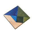 Wooden Tangram Puzzle (Cold Colours) - Tiny Tugz™