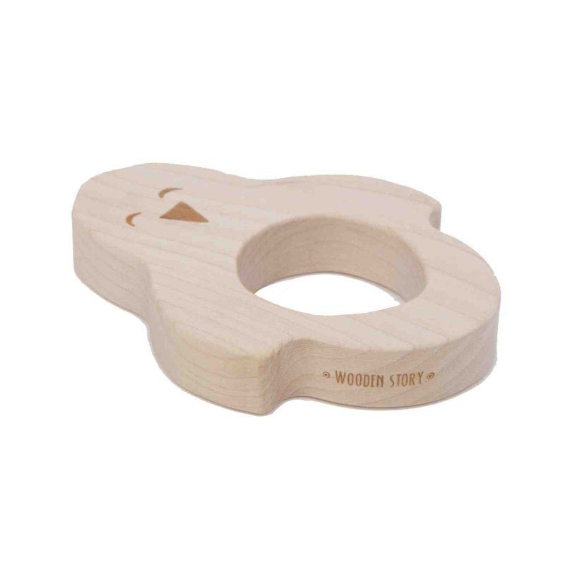 Wooden Teether for Babies (Penguin) - Tiny Tugz™