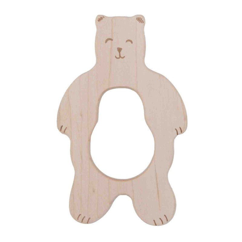 Wooden Teether for Babies (Teddy) - Tiny Tugz™
