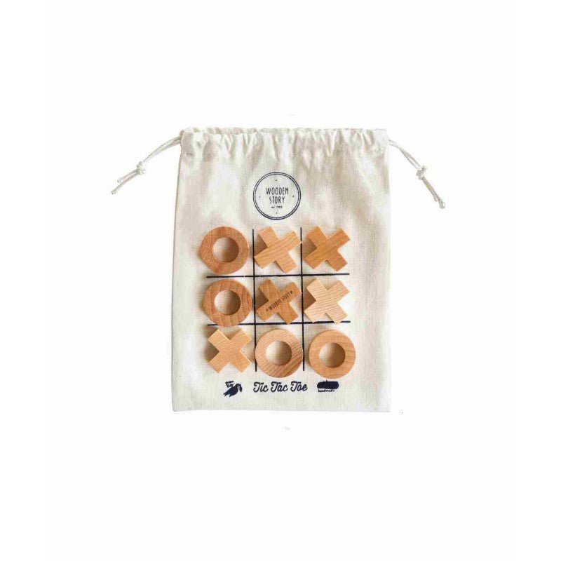 Wooden Tic-Tac-Toe Game - Tiny Tugz™