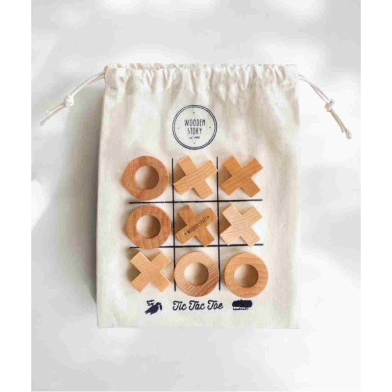 Wooden Tic-Tac-Toe Game - Tiny Tugz™