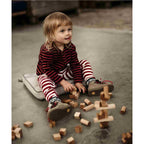 Wooden Tower Puzzle - Colorful
