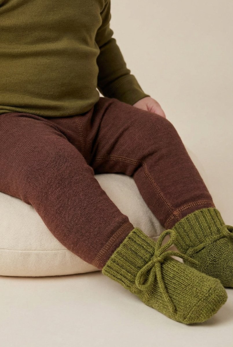 Wool Baby & Children's Pants - Merino Wool - Cinnamon - Tiny Tugz™