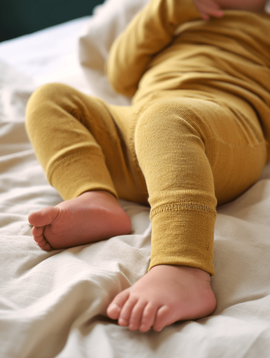Wool Baby & Children's Pants - Merino Wool - Harvest Gold - Tiny Tugz™