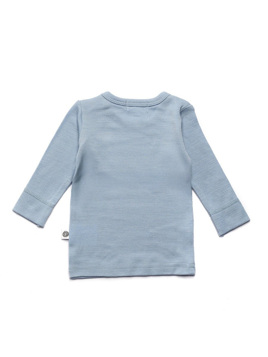 Wool Baby & Children's Sweater - Merino Wool - Blue Fog - Tiny Tugz™