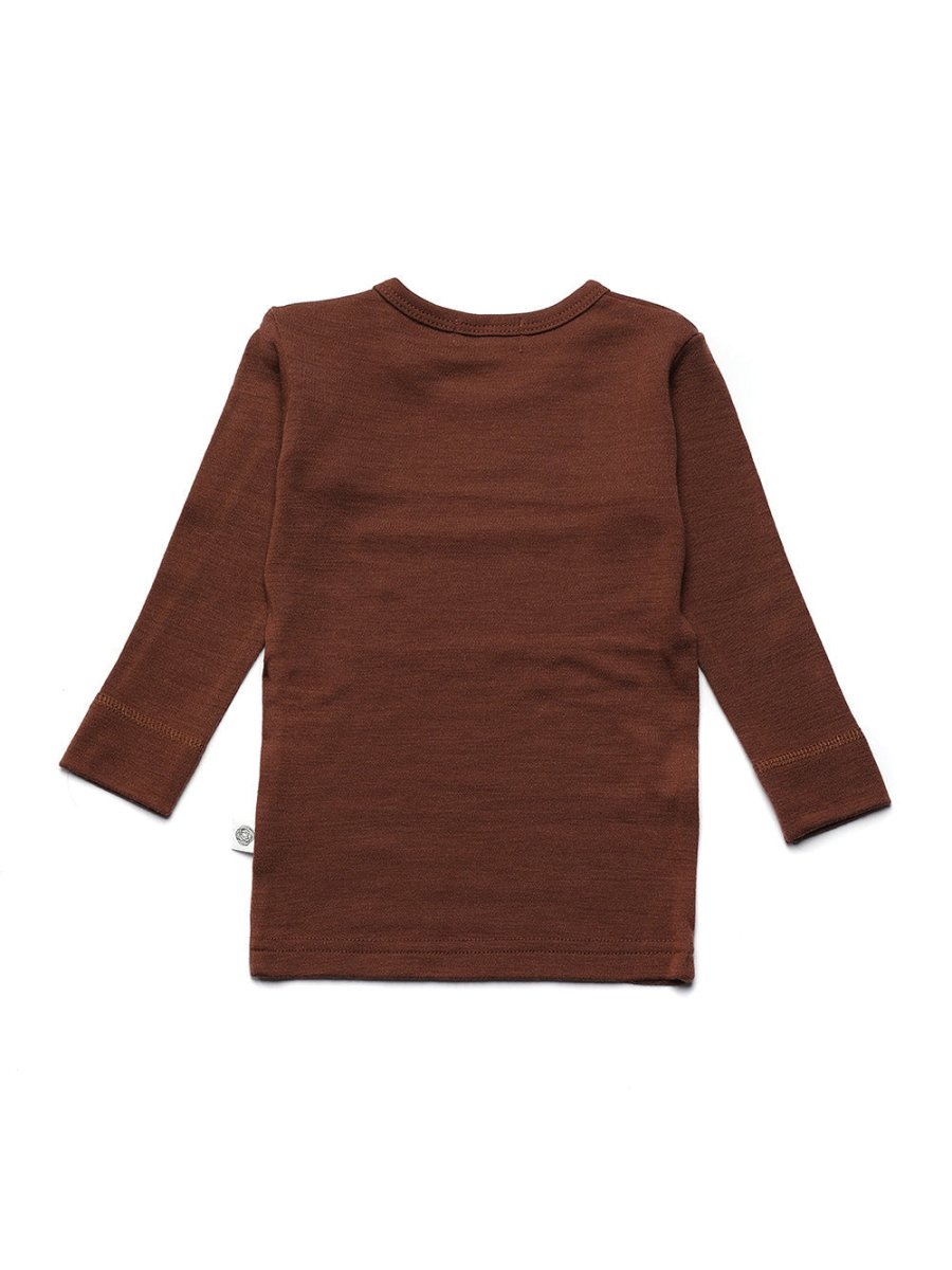 Wool Baby & Children's Sweater - Merino Wool - Cinnamon - Tiny Tugz™