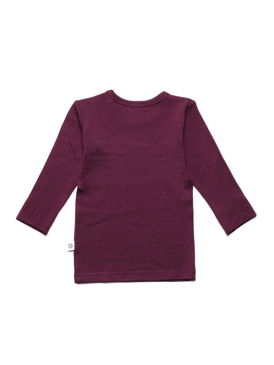 Wool Baby & Children's Sweater - Merino Wool - Fig - Tiny Tugz™