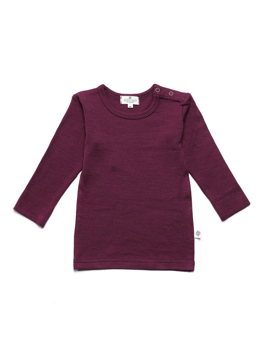 Wool Baby & Children's Sweater - Merino Wool - Fig - Tiny Tugz™