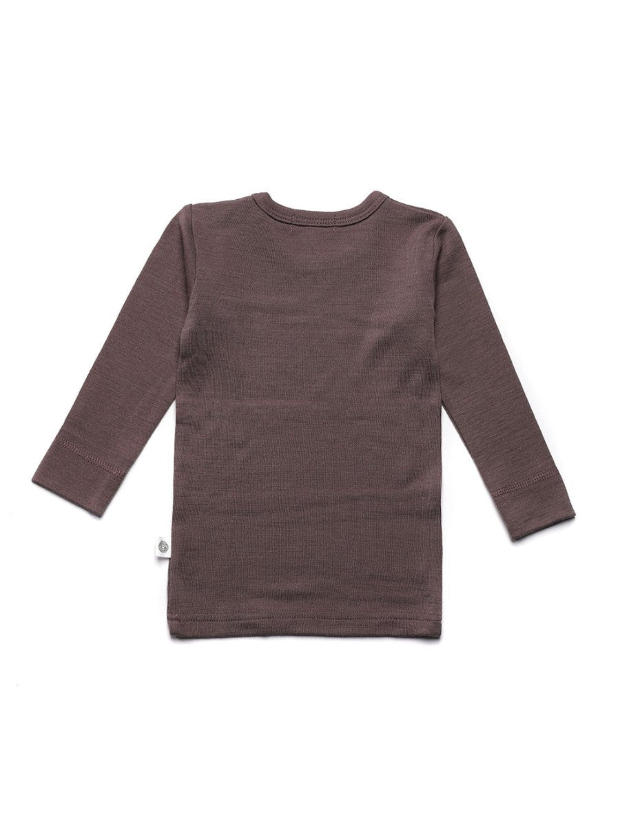 Wool Baby & Children's Sweater - Merino Wool - Peppercorn - Tiny Tugz™