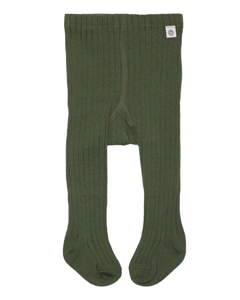 Wool Baby & Children's Tights - Merino Wool - Light Avocado - Tiny Tugz™