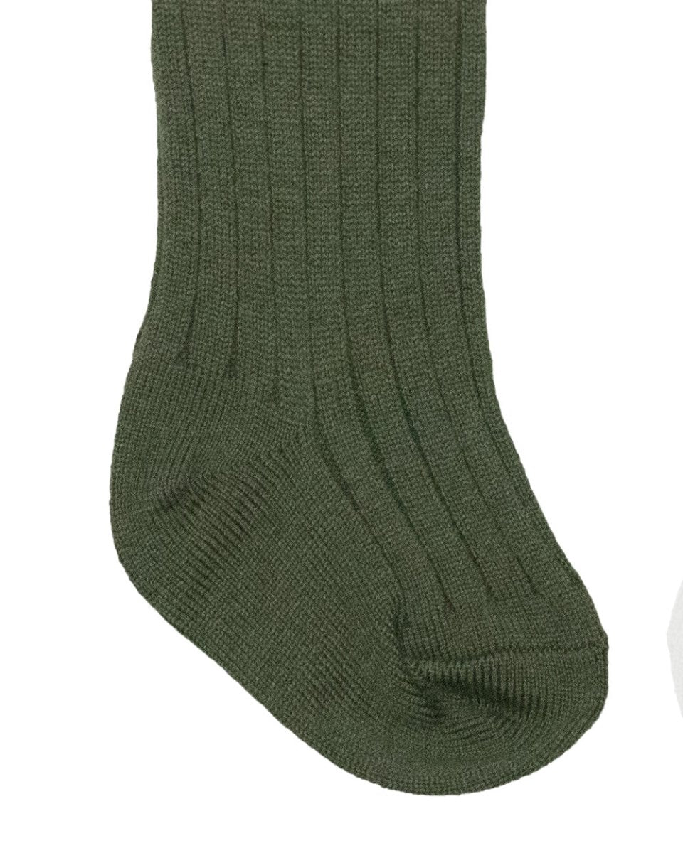 Wool Baby & Children's Tights - Merino Wool - Light Avocado - Tiny Tugz™