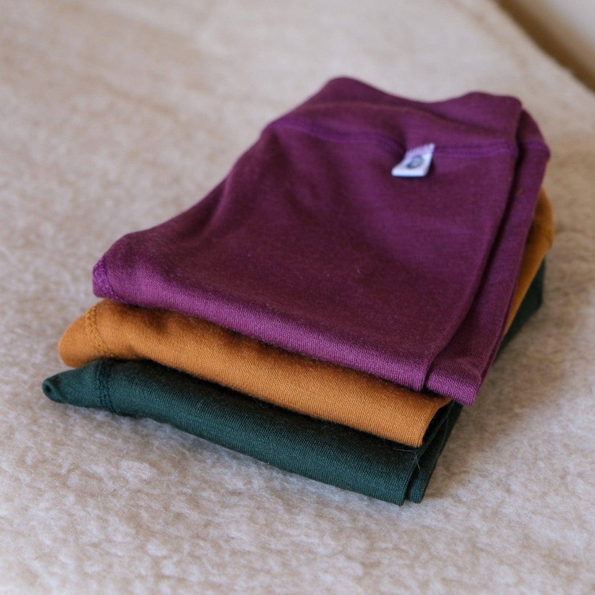 Wool Baby Pants - Merino Wool - Crushed Violets - Tiny Tugz™