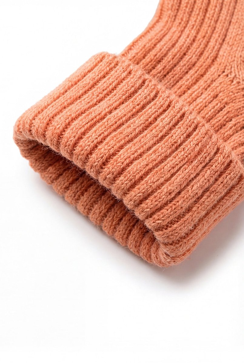 Wool Baby Socks - Peach Fuzz - Tiny Tugz™