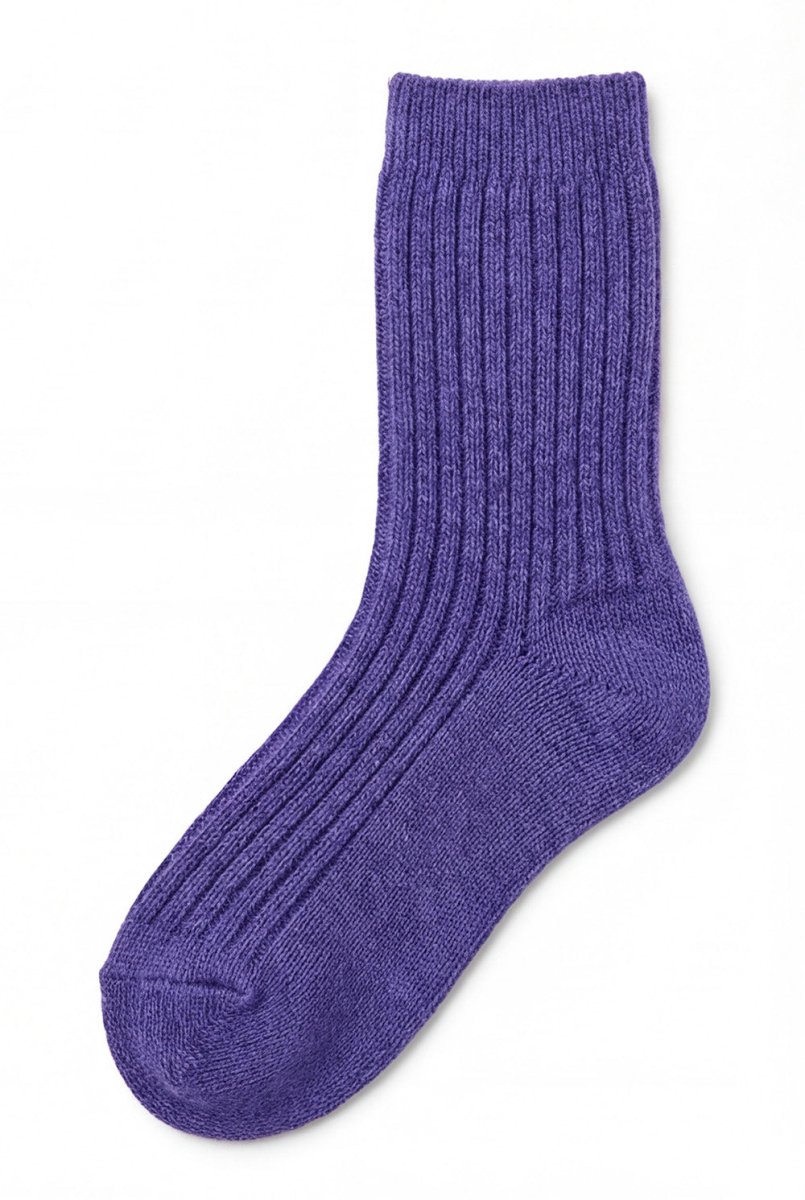 Wool Baby Socks - Violet - Tiny Tugz™
