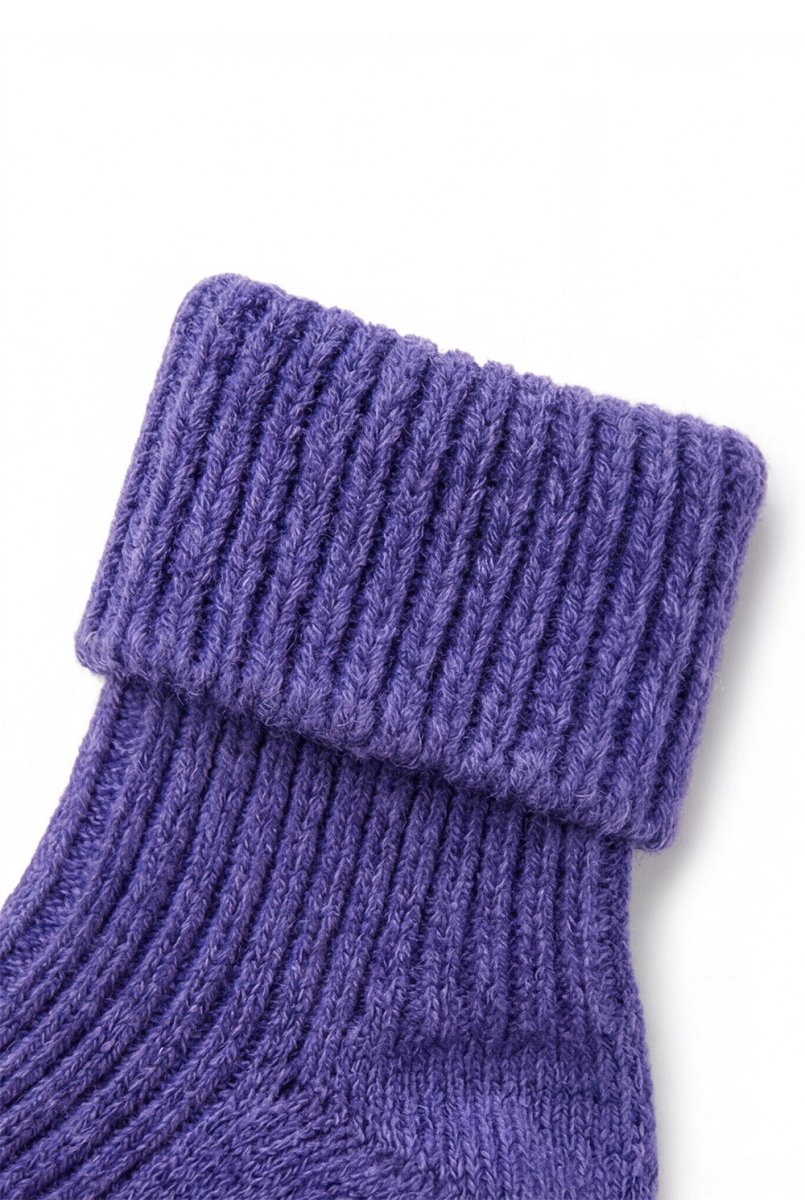 Wool Baby Socks - Violet - Tiny Tugz™