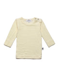 Wool Baby Sweater / Long-Sleeve Shirt - Merino Wool - Natural - Tiny Tugz™