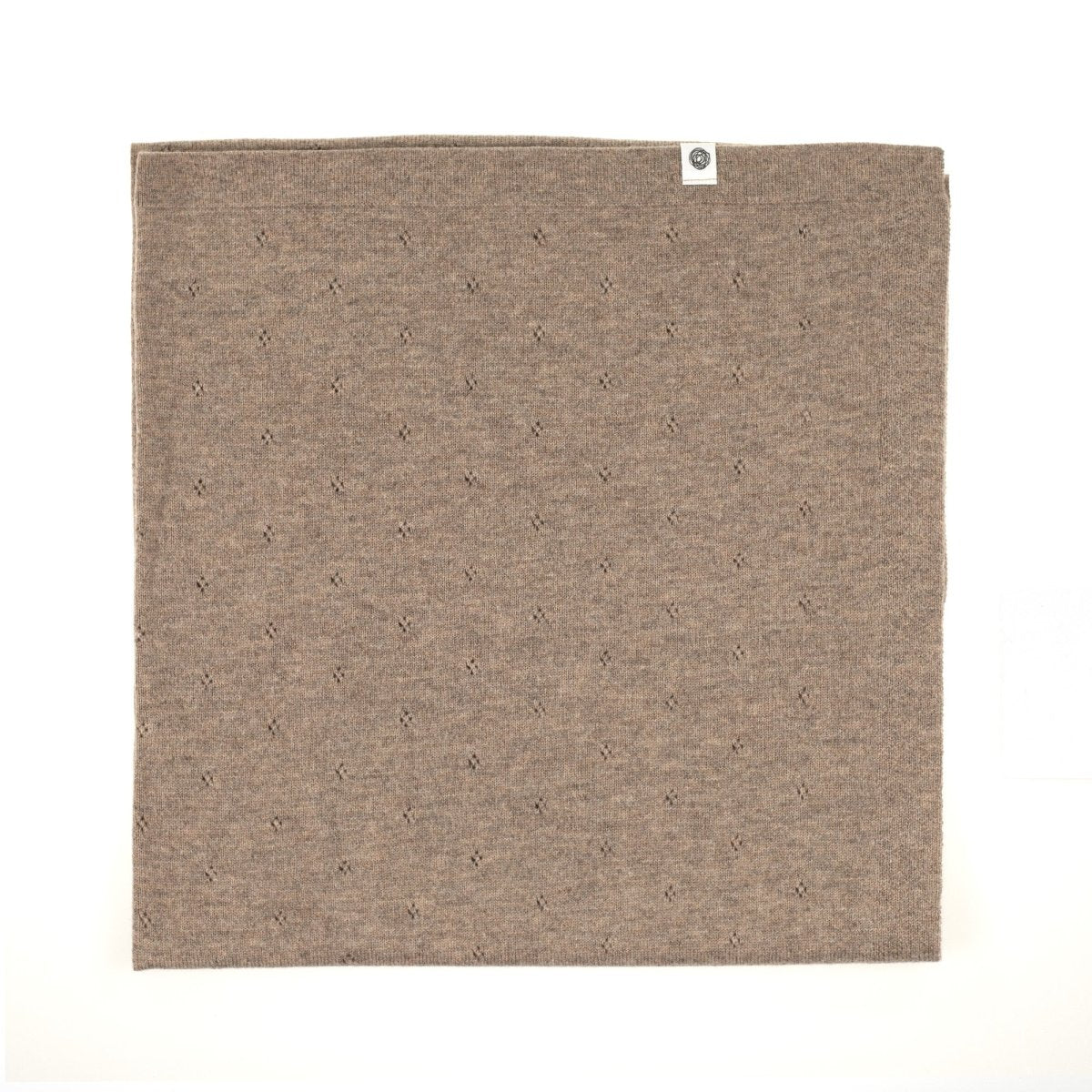 Wool Baby/Children's Blanket / Swaddle Blanket - Pointelle Knit - Merino Wool - Cobble - Tiny Tugz™
