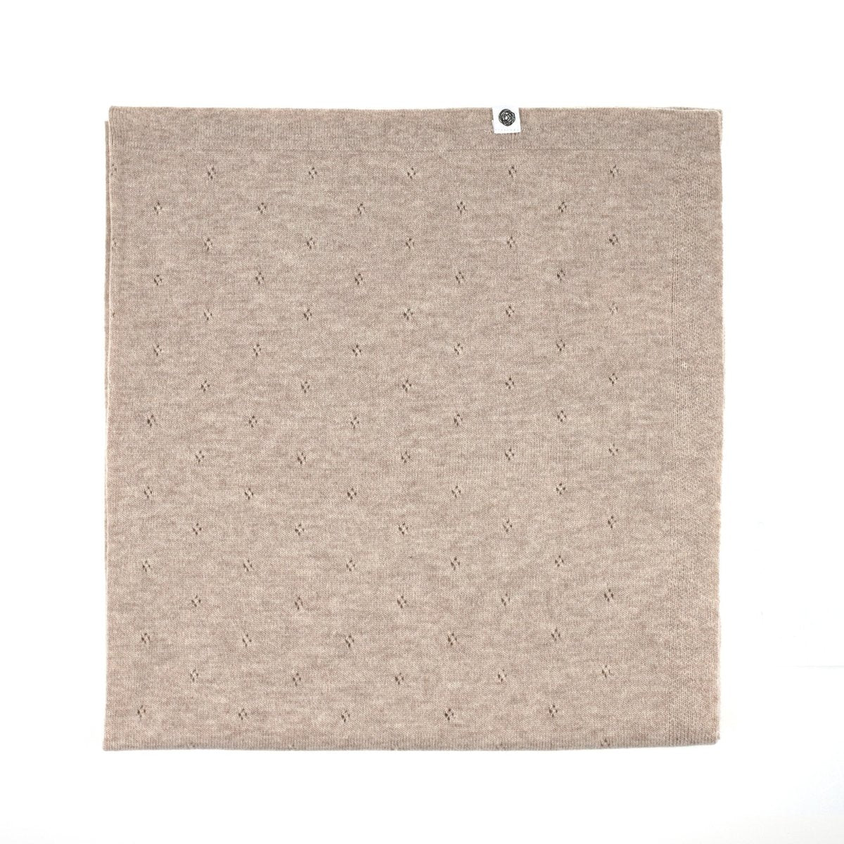 Wool Baby/Children's Blanket / Swaddle Blanket - Pointelle Knit - Merino Wool - Garlic - Tiny Tugz™