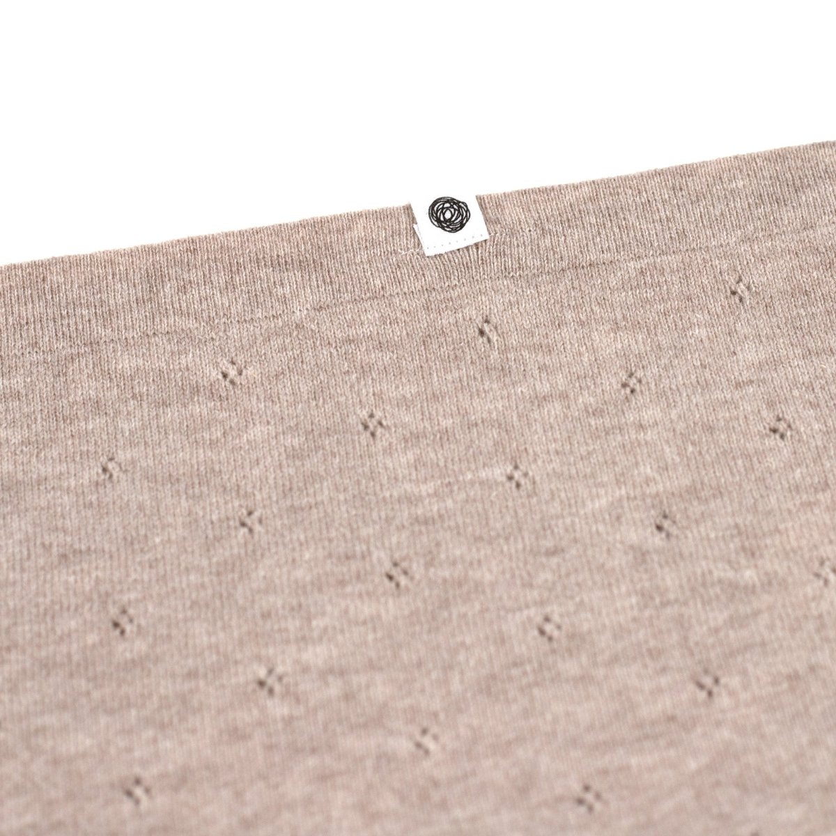 Wool Baby/Children's Blanket / Swaddle Blanket - Pointelle Knit - Merino Wool - Garlic - Tiny Tugz™