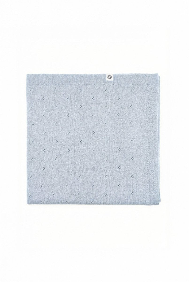 Wool Baby/Children's Blanket / Swaddle Blanket - Pointelle Knit - Merino Wool - Georgia - Tiny Tugz™